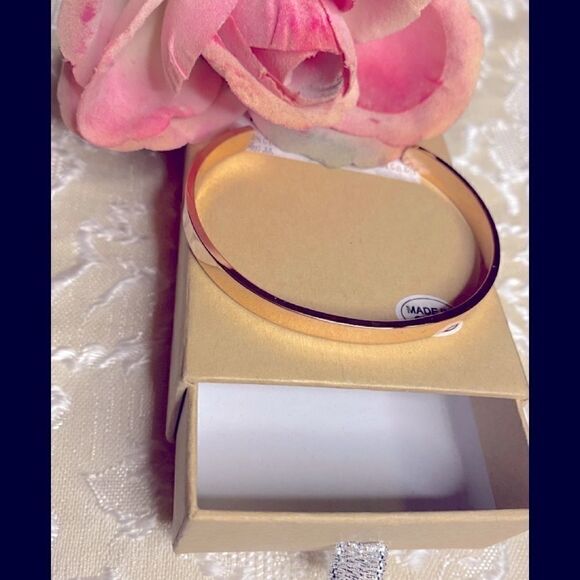 ⭐️Angemiel Engraving  Rose Gold Bracelets  for her - Picture 1 of 6